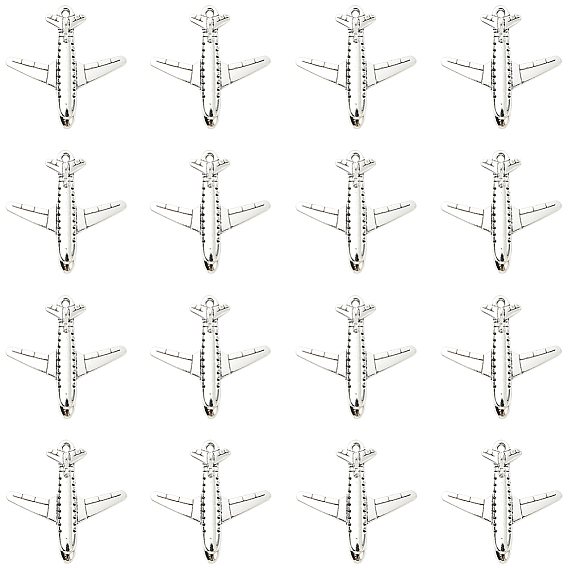 50 шт. подвески в виде самолета из сплава в тибетском стиле