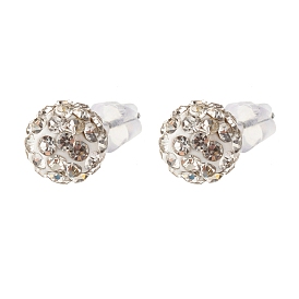 Crystal Rhinestone Ball Stud Earrings for Women