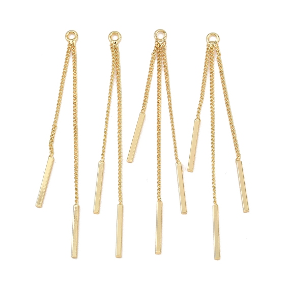 Латунные большие кулоны, подвески-кисточки