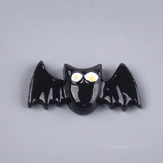 Кабошоны из смолы, летучая мышь