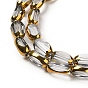 Electroplate Transparent Glass Beads Strands, Faceted Oval