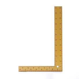 Stainless Steel Ruler, for Office School Home Supplies, L Shape