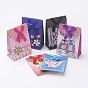 Valentine's Day Packages Small Paper Gift Shopping Bags, Rectangle with Bowknot, 10.5x7.5cm