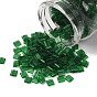MIYUKI TILA Beads, Japanese Seed Beads, 2-Hole, Transparent Colours