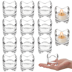 14шт. прозрачные стеклянные подсвечники, украшение дома, самородки
