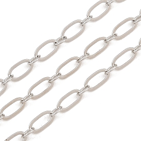 Brass Cable Chains, Soldered, with Spool, Long-Lasting Plated, Rack Plating, Lead Free & Cadmium Free