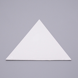 Wood and Linen Painting Canvas Panels, Blank Drawing Boards, for Oil & Acrylic Painting, Triangle