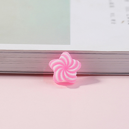 Непрозрачные смоляные имитации конфетных кабошонов, звезда