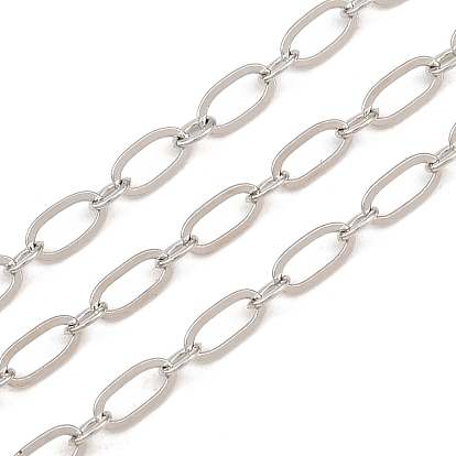 Brass Cable Chains, Soldered, with Spool, Long-Lasting Plated, Rack Plating, Lead Free & Cadmium Free