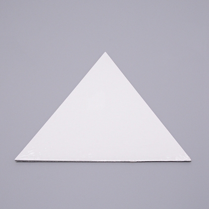 Wood and Linen Painting Canvas Panels, Blank Drawing Boards, for Oil & Acrylic Painting, Triangle