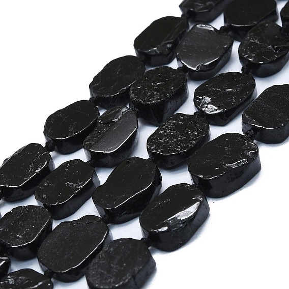 Натуральный турмалин бисер нитей, прямоугольные