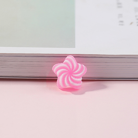 Непрозрачные смоляные имитации конфетных кабошонов, звезда