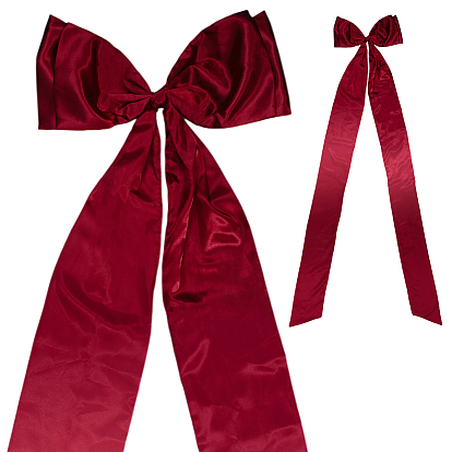 Полиэстеровые большие банты, для украшения свадебной вечеринки