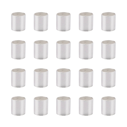 Зажимные бусины из латуни, трубка