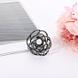 Sweet and Simple Adult Hair Clip with Hollow Flower Bird's Nest