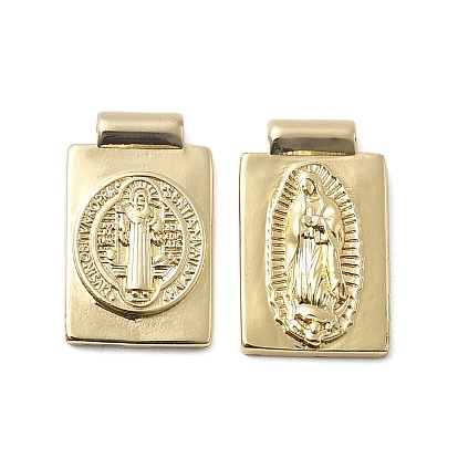 Латунные подвески, прямоугольник амулеты, без кадмия и без свинца, стойки покрытие, долговечный