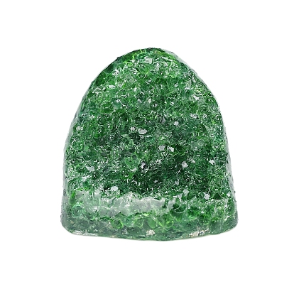 Resin Arch Display Decoration, with Lampwork Chips inside Statues for Home Office Decorations