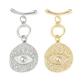 Brass Toggle Clasps, Eye