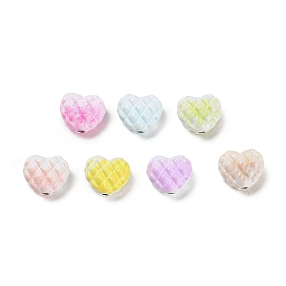 Spray Painted Alloy Beads