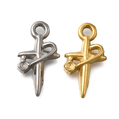 304 подвеска из нержавеющей стали со стразами, звезда очарование, анти-тускнение, ионное покрытие (ip)