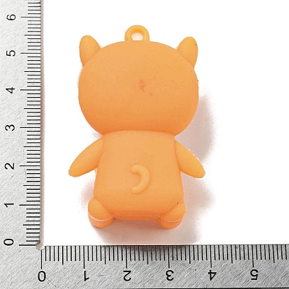 PVC 3D Plastic Pendants, for Key Chain Bag Hanging Ornaments, Dog