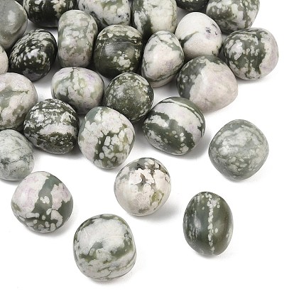 Cuentas de jade naturales de la paz, piedra caída, pepitas, sin agujero / sin perforar, Gemas para rellenar jarrones/sin perforar, gemas de relleno de jarrones