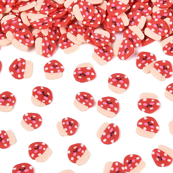 Ручной полимерной глины кабошонов, гриб