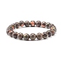 Natural Mixed Stone Beads Stretch Bracelet for Men Women for Her