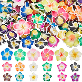 100 шт 3 стили ручной работы из полимерной глины 3 d цветок плюмерия бусины