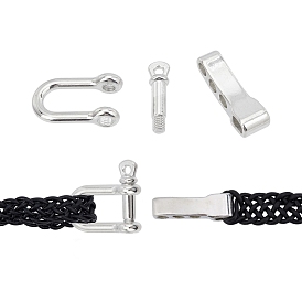ARRICRAFT Alloy D-Ring Anchor Shackle Clasps, Lead Free