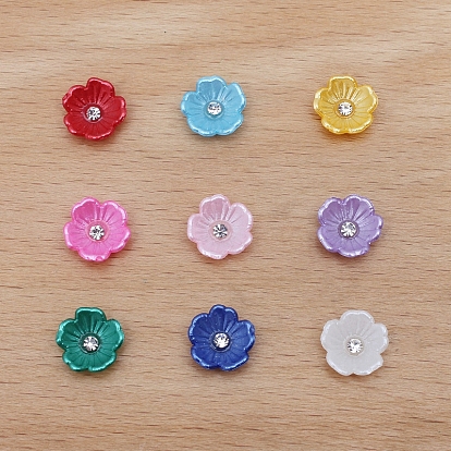 Кабошоны из смолы, цветок