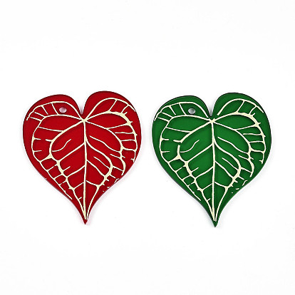 Прозрачные акриловые подвески с принтом, лист