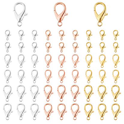 Zinc Alloy Lobster Claw Clasps, Cadmium Free & Lead Free, Jewelry Making Findings