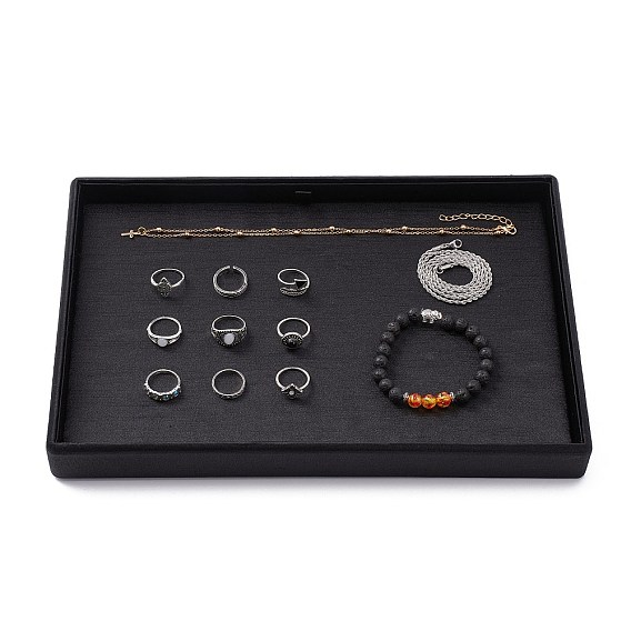 Деревянный ювелирных подарочных коробок, покрыты тканью