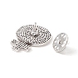 Alloy Fist Lapel Pin Brooch for Backpack Clothes