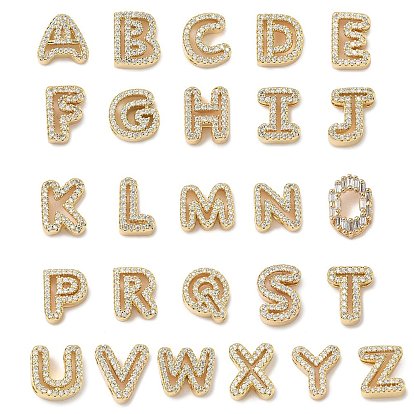 Латунные микро-паве прозрачные кубические цирконии начальные многорядные звенья, реальный 18 k позолоченный, без кадмия и без свинца, долговечный, стойки покрытие