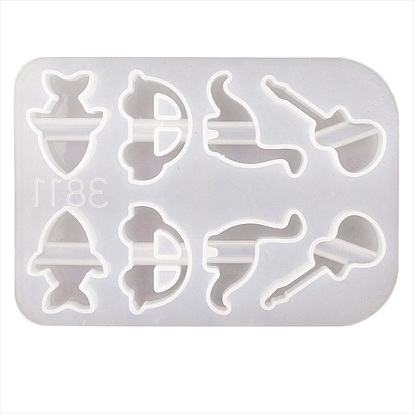 Straw Pendants DIY Silicone Mold, Resin Casting Molds, for UV Resin, Epoxy Resin Craft Making