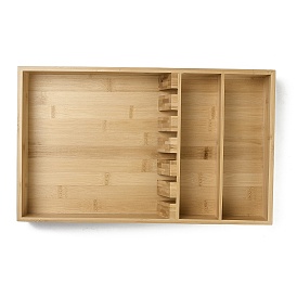 Wooden Tableware Storage Display Serving Trays