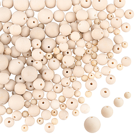 4 нити 4 стили натуральные ископаемые бусины нити, матовые, круглые