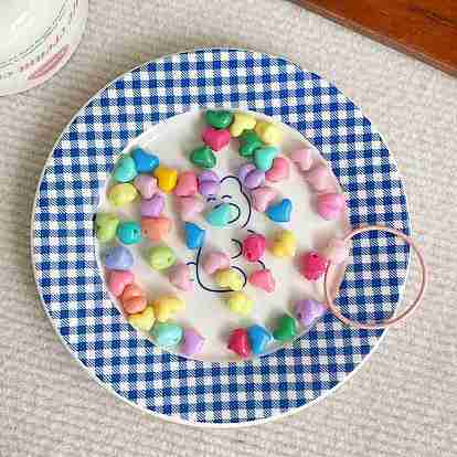 Акриловые бусины, сердце