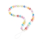 Acrylic Beads Mobile Straps, with CCB Plastic Beads & Nylon Thread