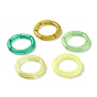 Acrylic Tube Beaded Stretch Bracelets Set