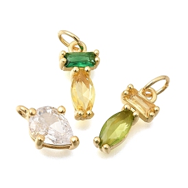 Латунные микро проложить кубического циркония подвески, без кадмия и без свинца, стойки покрытие, долговечный