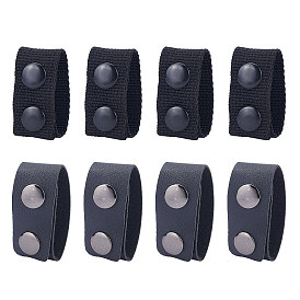 SUPERFINDINGS 4Pcs Military Tactical Belt Buckle Heavy Duty and 1 Set Tactical Double Snap Belt Keeper Loop