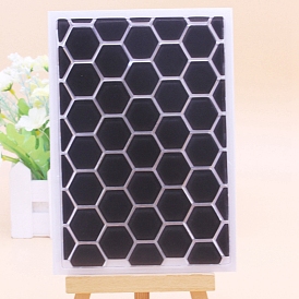Honeycomb Clear Silicone Stamps, for DIY Scrapbooking, Photo Album Decorative, Cards Making
