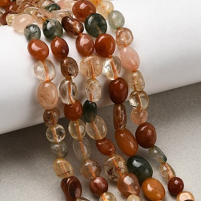 Природный агат бисер нитей, самородки, упавший камень