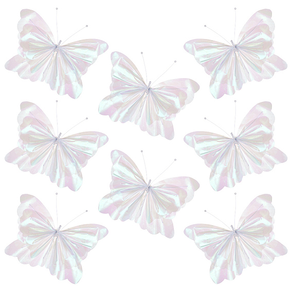 Gauze & Iron Butterfly Decoration for Wedding, Quinceanera, Birthdays and Baby Show