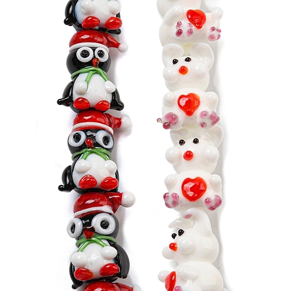 Бусы лэмпворк ручной работы