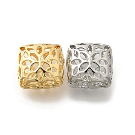 Латунные подвески, без кадмия, без никеля и без свинца, квадратных амулеты, полый