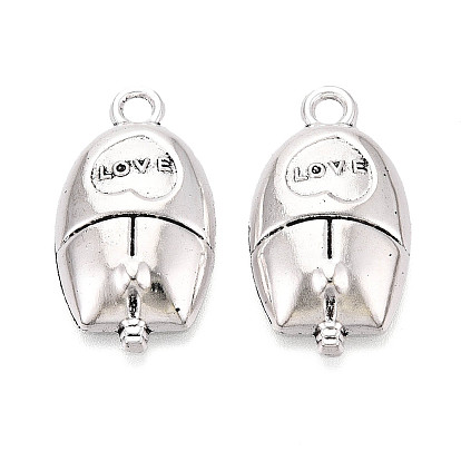 Сплавочные подвески тибетского стиля, мышь прелести, без кадмия и без свинца